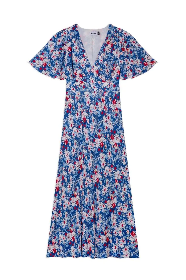 Women Dresses RIXO Florida Blue Daisy Trail Women Dresses RIXO Florida Blue Daisy Trail