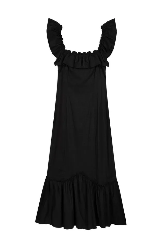 Women Dresses RIXO June Black Women Dresses RIXO June Black