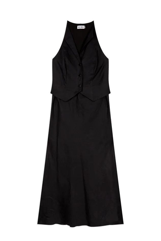 Women Dresses RIXO Kimmy Black Women Dresses RIXO Kimmy Black