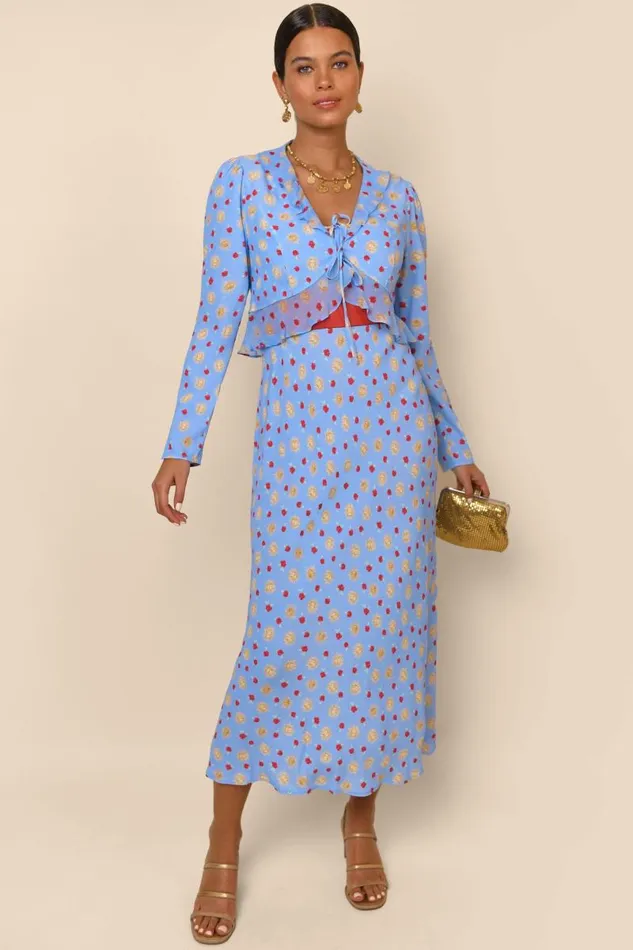 Women Dresses RIXO Lanie Sun Petal Serenity Women Dresses RIXO Lanie Sun Petal Serenity