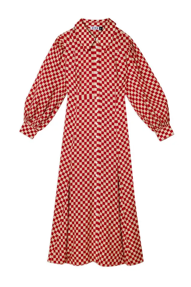 Women Dresses RIXO Maddison Chilli Checkerboard Women Dresses RIXO Maddison Chilli Checkerboard