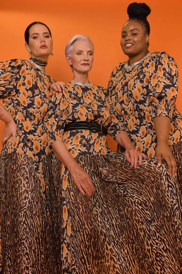 Women Dresses RIXO Meg Sienna Starlet Floral Leopard Mix Women Dresses RIXO Meg Sienna Starlet Floral Leopard Mix