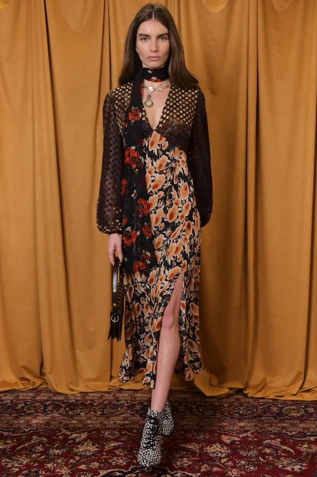 Women Dresses RIXO Melanie Sienna Starlet Mix