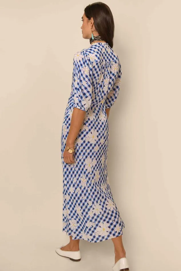 Women Dresses RIXO Nicolette Riviera Daisy Check Women Dresses RIXO Nicolette Riviera Daisy Check