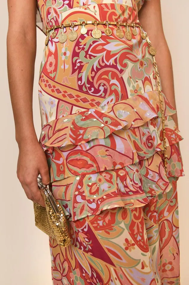 Women Dresses RIXO Reme Pastel Abstract Paisley Women Dresses RIXO Reme Pastel Abstract Paisley