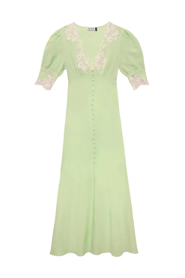 Women Dresses RIXO Simone Green Women Dresses RIXO Simone Green