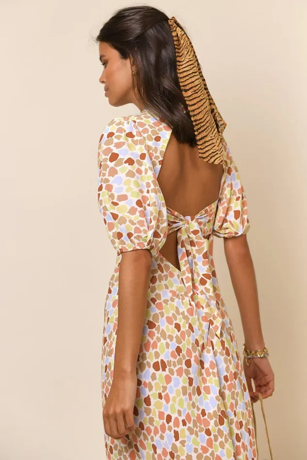 Women Dresses RIXO Steph Stone Multi Tulip Women Dresses RIXO Steph Stone Multi Tulip