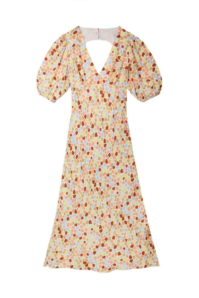 Women Dresses RIXO Steph Stone Multi Tulip Women Dresses RIXO Steph Stone Multi Tulip