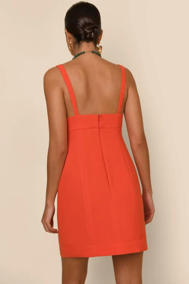 Women Dresses RIXO Zeena Red