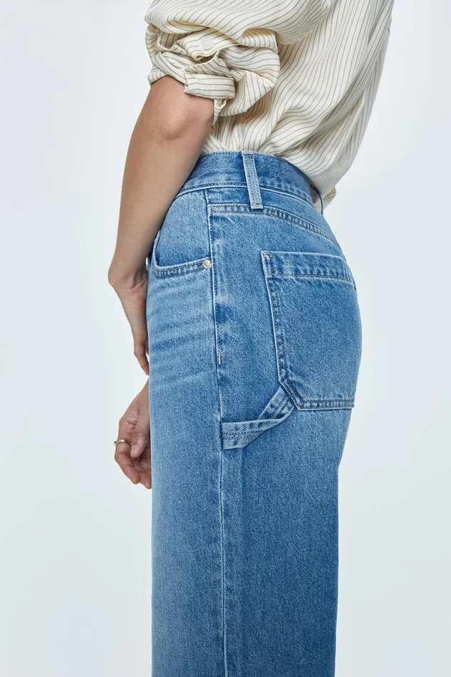 Women Dylan Mid Rise Carpenter Jean 8211 Griffith Pistola Denim Denim
