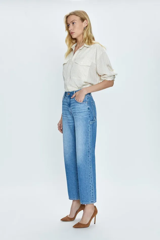 Women Dylan Mid Rise Carpenter Jean 8211 Griffith Pistola Denim Denim