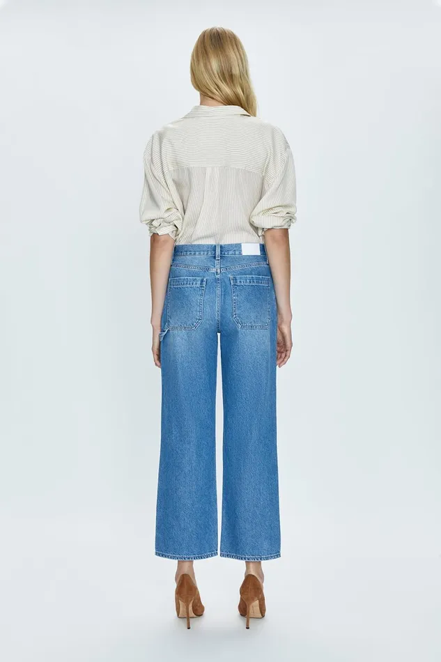 Women Dylan Mid Rise Carpenter Jean 8211 Griffith Pistola Denim Denim