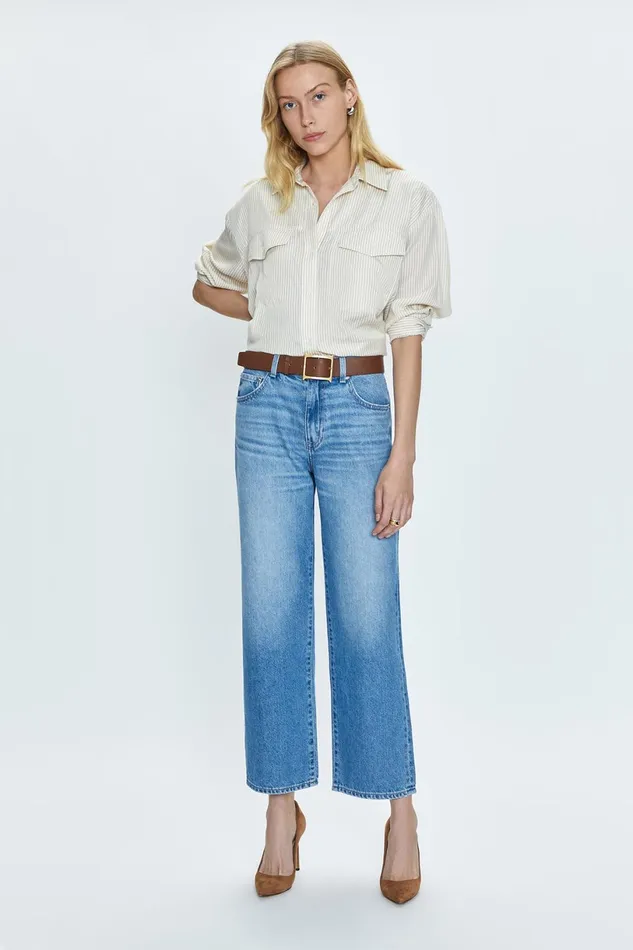 Women Dylan Mid Rise Carpenter Jean 8211 Griffith Pistola Denim Denim