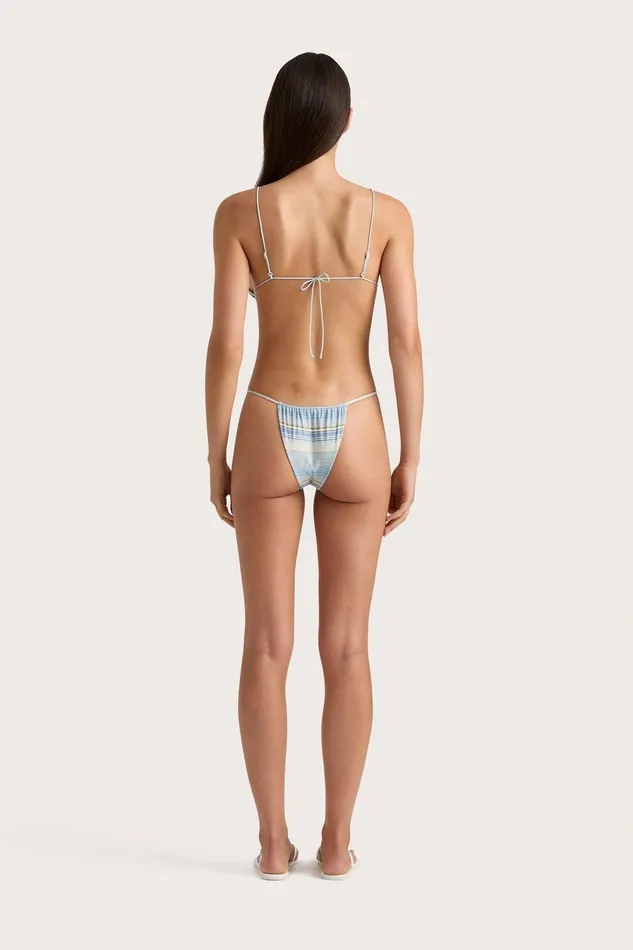 Women Elea Bikini Bottom Futura Stripe Sky Blue Faithfull The Brand Swim Women Elea Bikini Bottom Futura Stripe Sky Blue Faithfull The Brand Swim