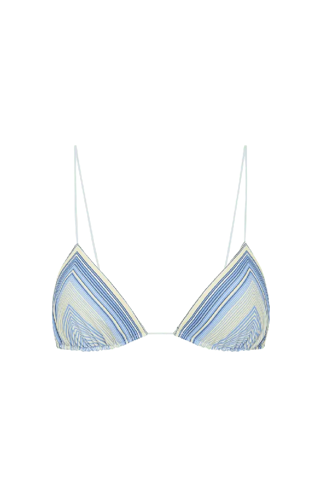 Women Elea Bikini Top Futura Stripe Sky Blue Faithfull The Brand Swim Women Elea Bikini Top Futura Stripe Sky Blue Faithfull The Brand Swim