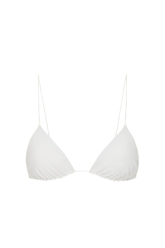 Women Elea Bikini Top White Faithfull The Brand Swim Women Elea Bikini Top White Faithfull The Brand Swim