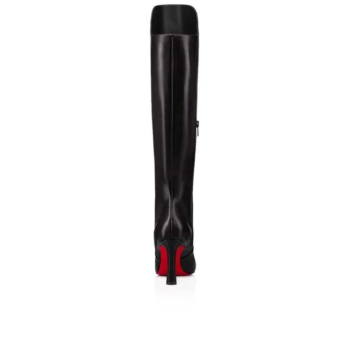 Women Eleonor Botta 85 Mm Boots 8211 Calf Leather 8211 Black Black Christian Louboutin Tall Boots