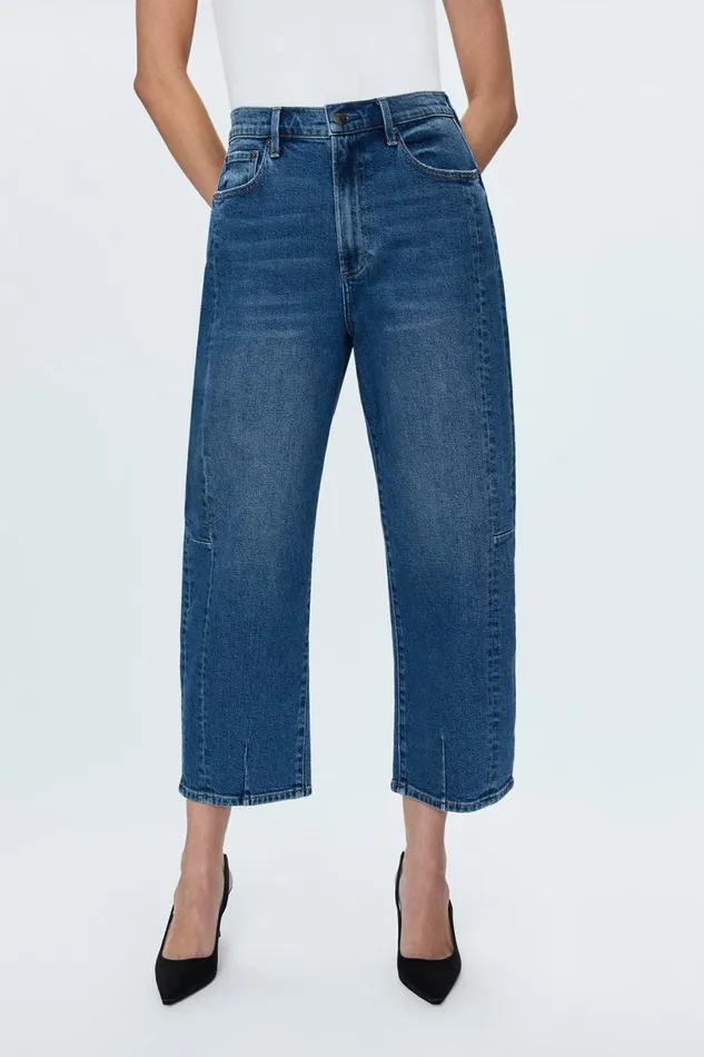Women Eli High Rise Barrel Jean 8211 Augustus Pistola Denim Denim