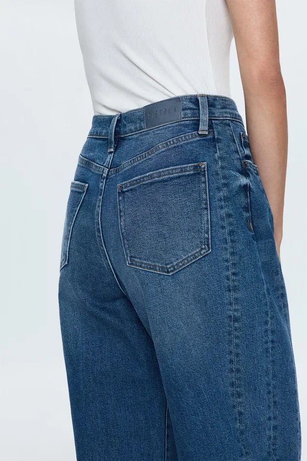 Women Eli High Rise Barrel Jean 8211 Augustus Pistola Denim Denim