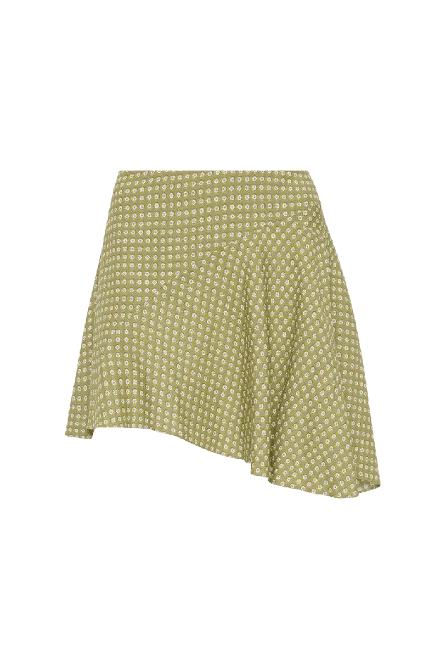 Women Emalee Mini Skirt Oliander Khaki Faithfull The Brand Skirts and Shorts Women Emalee Mini Skirt Oliander Khaki Faithfull The Brand Skirts and Shorts