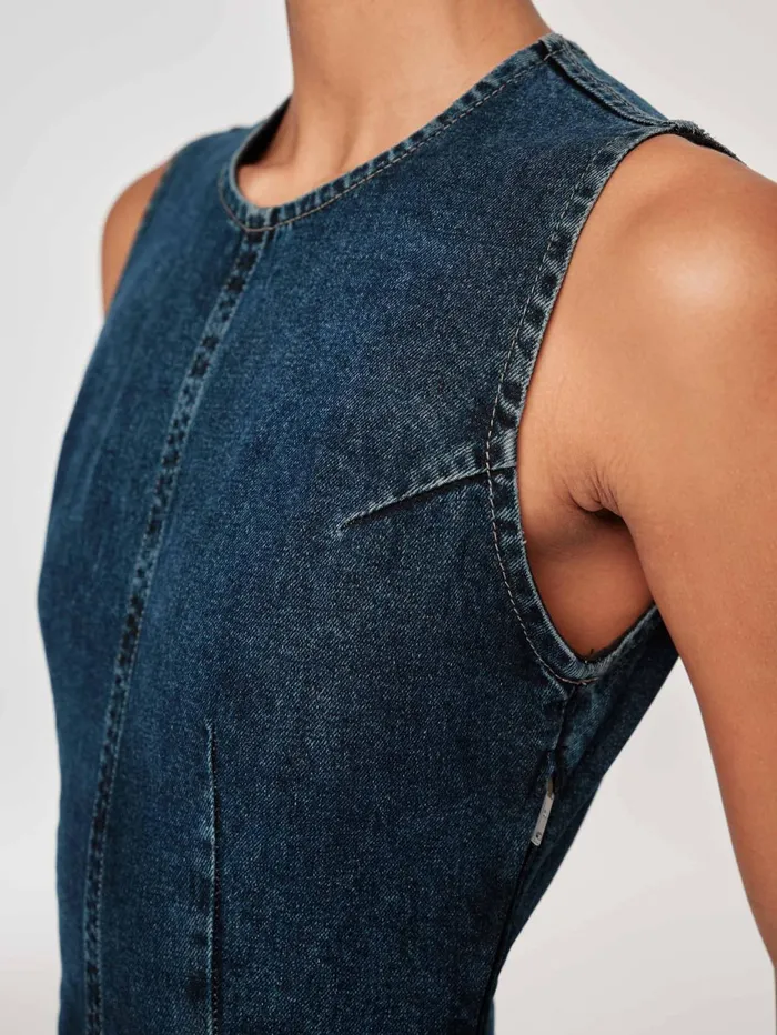 Women Esme Denim Dress Midi DL1961 ReadyToWear
