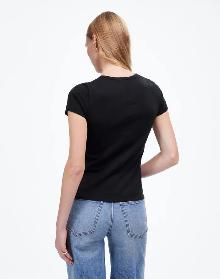 Women Essential Fit Tee Jet Black Madewell Tees