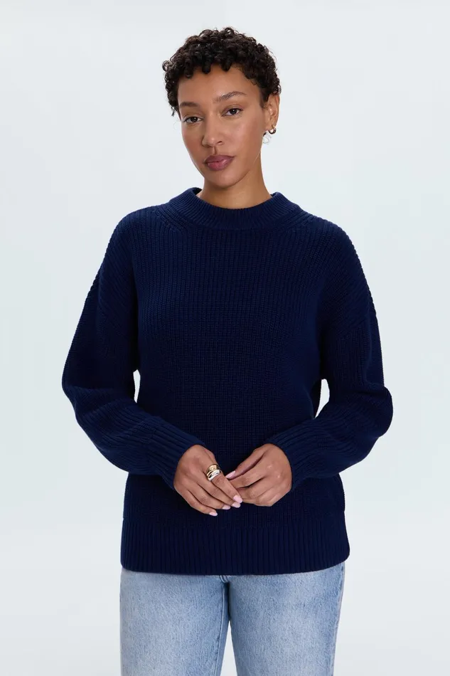 Women Eve Sweater 8211 Navy Pistola Denim Sweaters and Knits