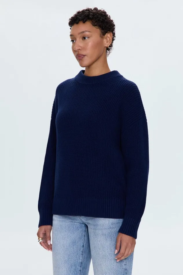 Women Eve Sweater 8211 Navy Pistola Denim Sweaters and Knits