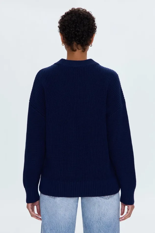 Women Eve Sweater 8211 Navy Pistola Denim Sweaters and Knits