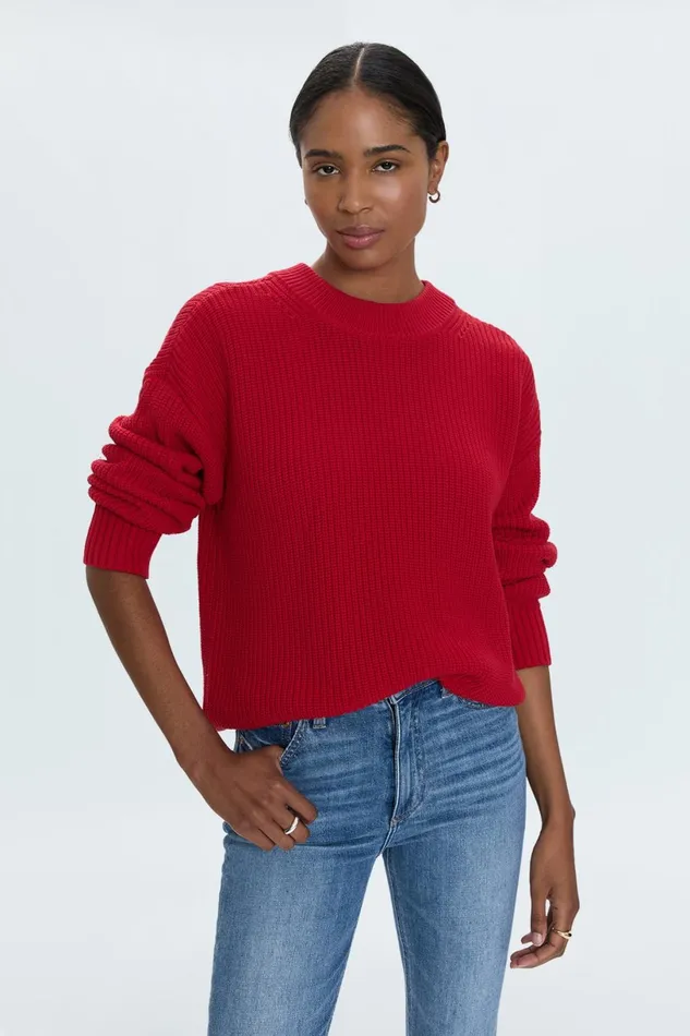 Women Eve Sweater 8211 Ruby Pistola Denim Sweaters and Knits