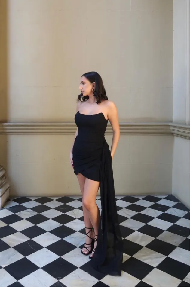Women Evening Dresses Runaway The Label NIGHT LOVER DRESS Black Women Evening Dresses Runaway The Label NIGHT LOVER DRESS Black