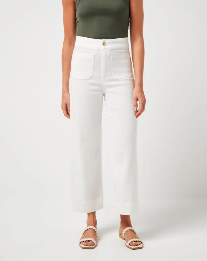 Women EVERYDAY ANKLE PANT White TravisMathew Pants
