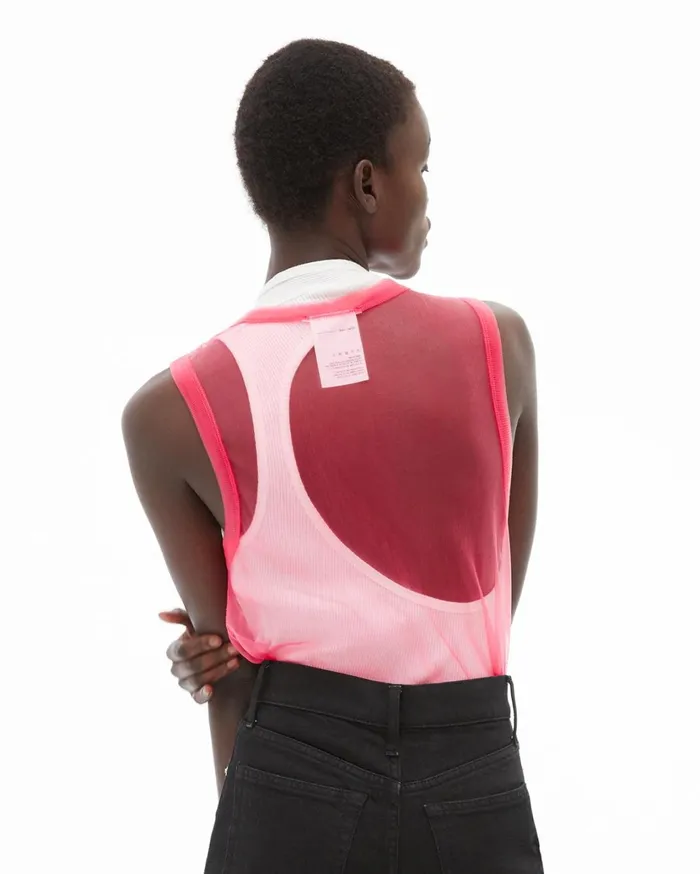 Women Femme Shell Tank Prism Pink Helmut Lang TShirts and Sweatshirts