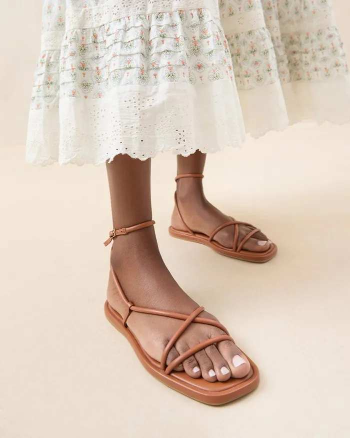 Women Flat Sandals Loeffler Randall Noor Timber Leather Flat Sandal I Flat Sandals I Footwear Women Flat Sandals Loeffler Randall Noor Timber Leather Flat Sandal I Flat Sandals I Footwear