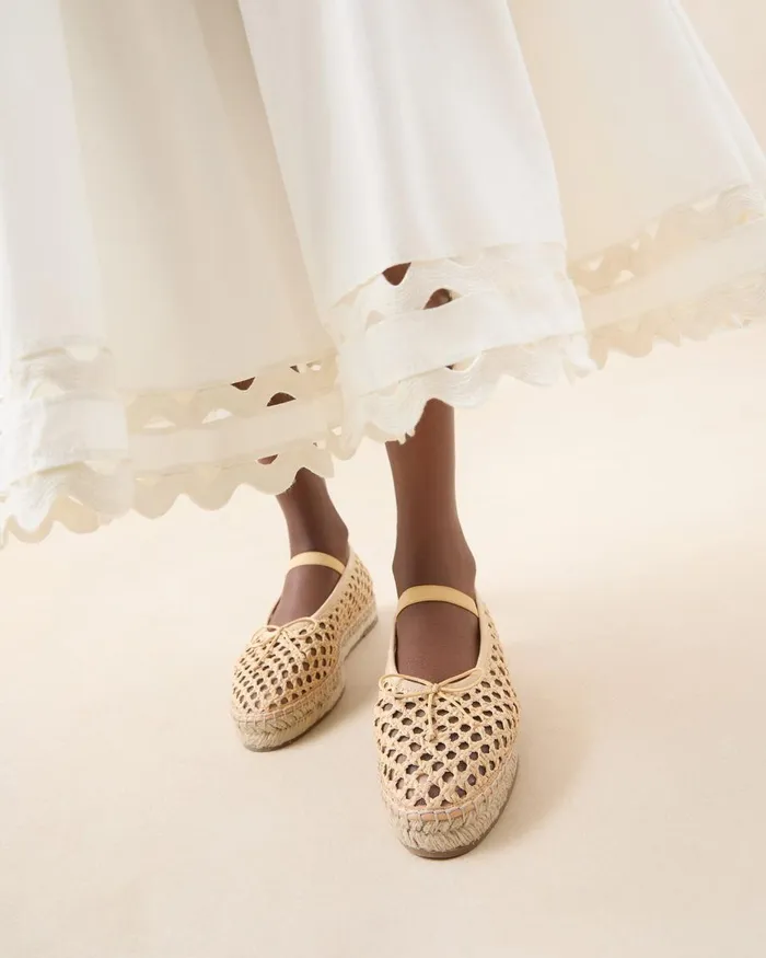 Women Flats and Loafers Loeffler Randall Kayla Natural Raffia Ballet Espadrille I Espadrilles I Footwear Women Flats and Loafers Loeffler Randall Kayla Natural Raffia Ballet Espadrille I Espadrilles I Footwear