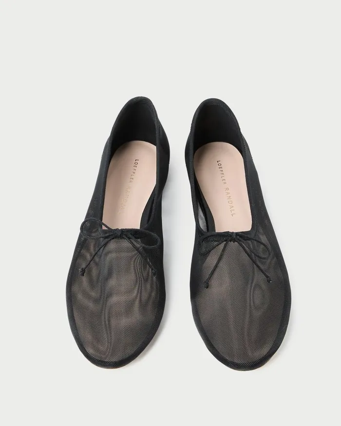 Women Flats and Loafers Loeffler Randall Landon Black Mesh Ballet Flat L Flats L Footwear Women Flats and Loafers Loeffler Randall Landon Black Mesh Ballet Flat L Flats L Footwear