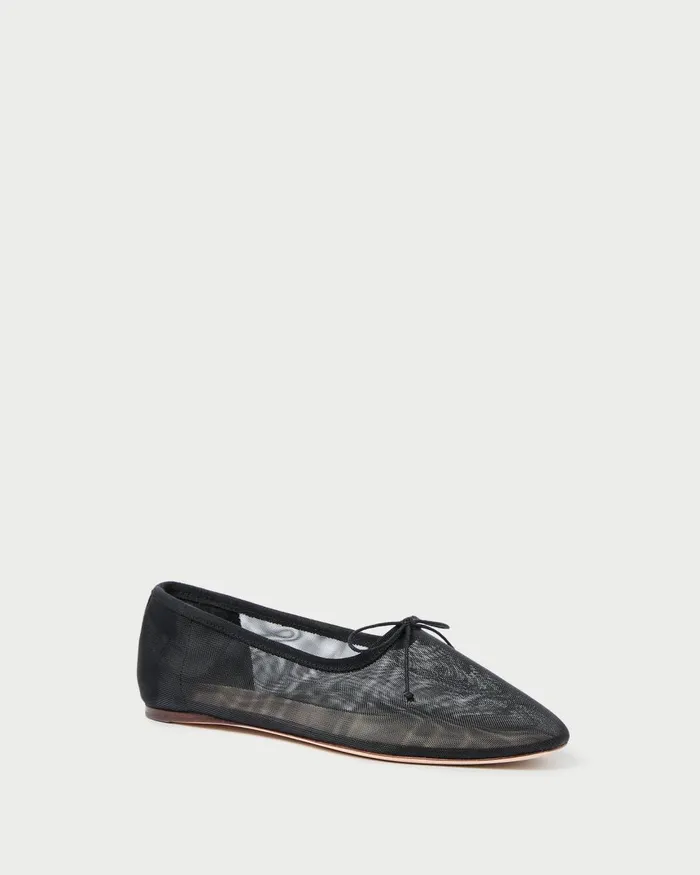 Women Flats and Loafers Loeffler Randall Landon Black Mesh Ballet Flat L Flats L Footwear Women Flats and Loafers Loeffler Randall Landon Black Mesh Ballet Flat L Flats L Footwear
