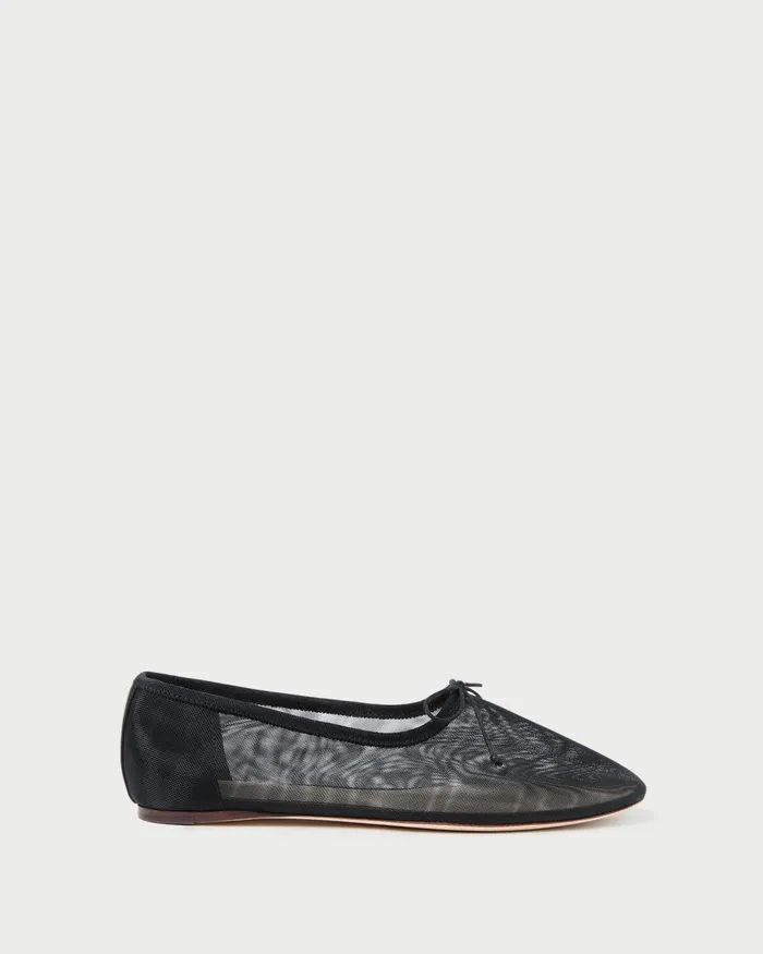 Women Flats and Loafers Loeffler Randall Landon Black Mesh Ballet Flat L Flats L Footwear Women Flats and Loafers Loeffler Randall Landon Black Mesh Ballet Flat L Flats L Footwear