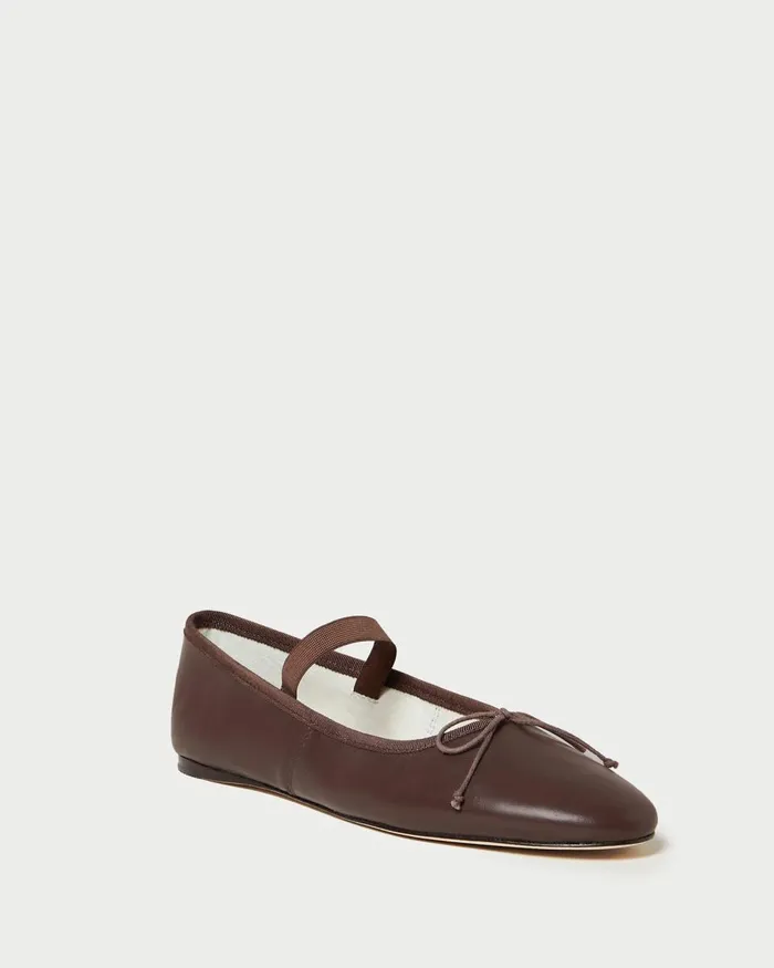 Women Flats and Loafers Loeffler Randall Leonie Chocolate Ballet Flat I Flats And Mules I Footwear Women Flats and Loafers Loeffler Randall Leonie Chocolate Ballet Flat I Flats And Mules I Footwear