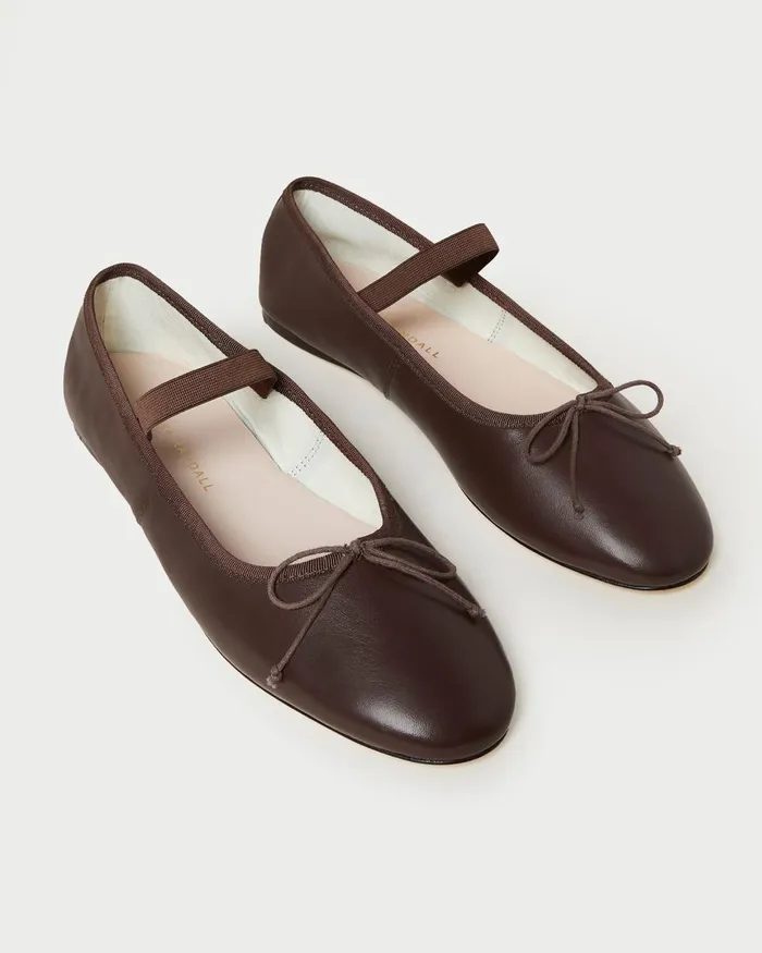 Women Flats and Loafers Loeffler Randall Leonie Chocolate Ballet Flat I Flats And Mules I Footwear Women Flats and Loafers Loeffler Randall Leonie Chocolate Ballet Flat I Flats And Mules I Footwear