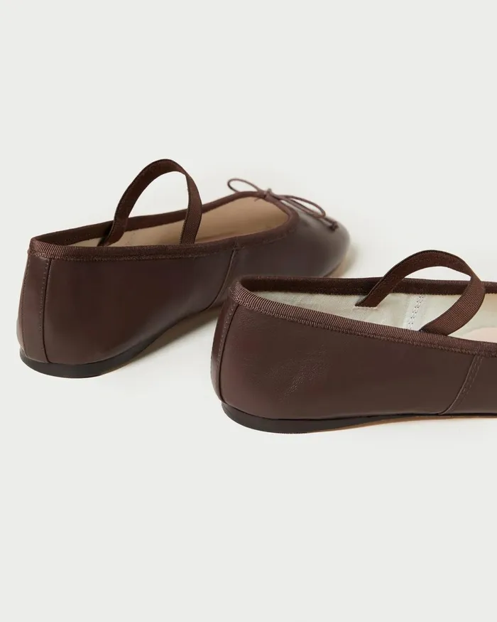 Women Flats and Loafers Loeffler Randall Leonie Chocolate Ballet Flat I Flats And Mules I Footwear Women Flats and Loafers Loeffler Randall Leonie Chocolate Ballet Flat I Flats And Mules I Footwear