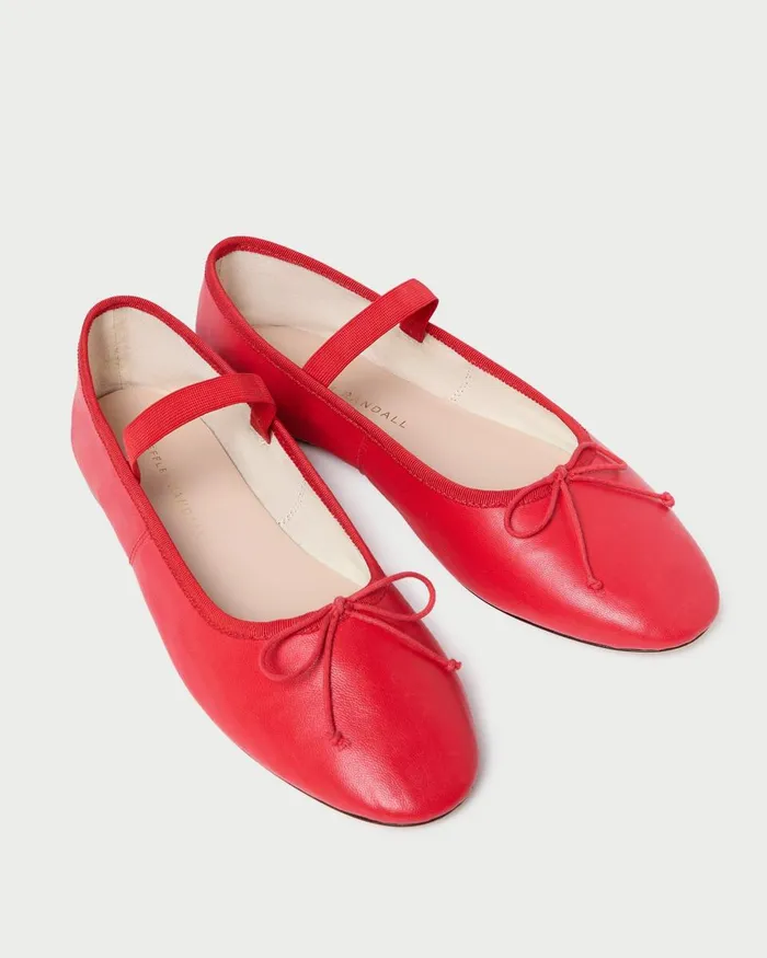 Women Flats and Loafers Loeffler Randall Leonie Red Leather Ballet Flat I Flats I Footwear Women Flats and Loafers Loeffler Randall Leonie Red Leather Ballet Flat I Flats I Footwear