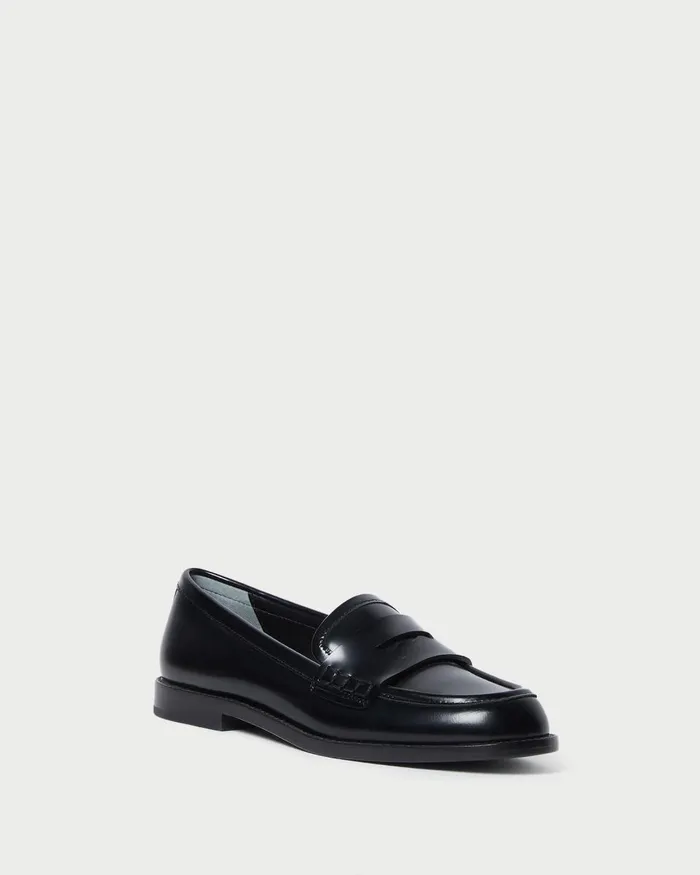 Women Flats and Loafers Loeffler Randall Rachel Black Leather Loafer Women Flats and Loafers Loeffler Randall Rachel Black Leather Loafer