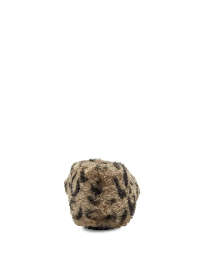 Women Flats Jessica Simpson Brinley Flat In Leopard FauxFur Fuzzy Natural Leopard