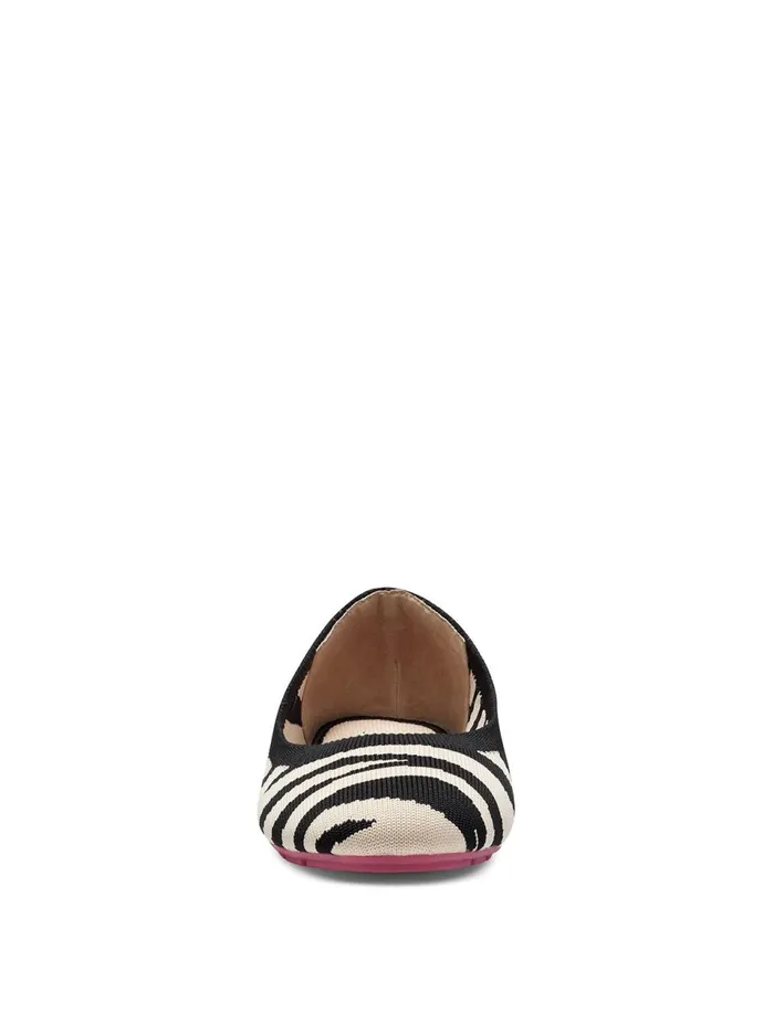 Women Flats Jessica Simpson Brinley Flat In Zebra Black And White Zebra