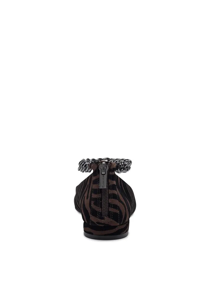 Women Flats Jessica Simpson Lanna Flat In Zebra Brown And Black Zebra