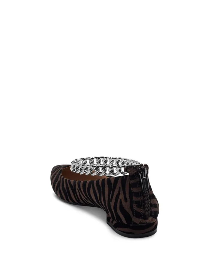Women Flats Jessica Simpson Lanna Flat In Zebra Brown And Black Zebra