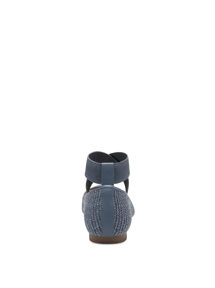 Women Flats Jessica Simpson Mandalaye Ballet Flat In Ash Blue Woven Ash Blue