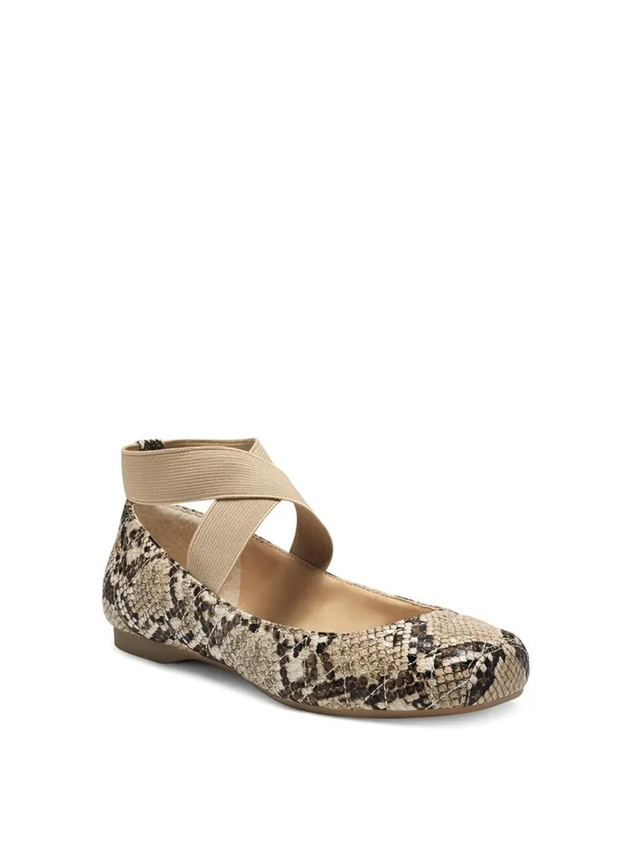 Women Flats Jessica Simpson Mandalaye Ballet Flat In Khaki Khaki Quilted Snake