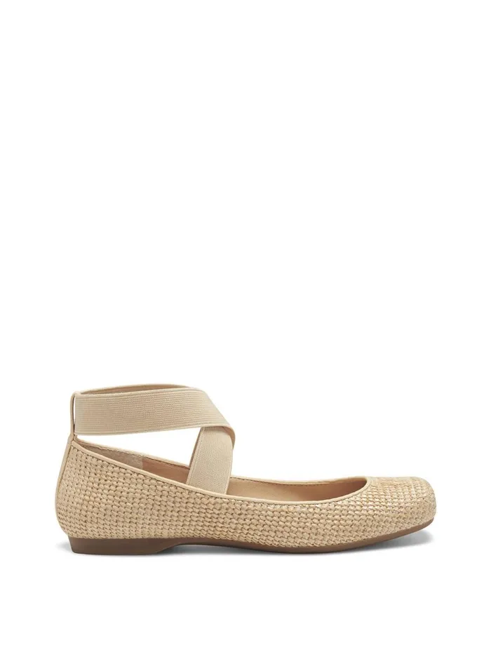Women Flats Jessica Simpson Mandalaye Ballet Flat In Natural Woven Natural